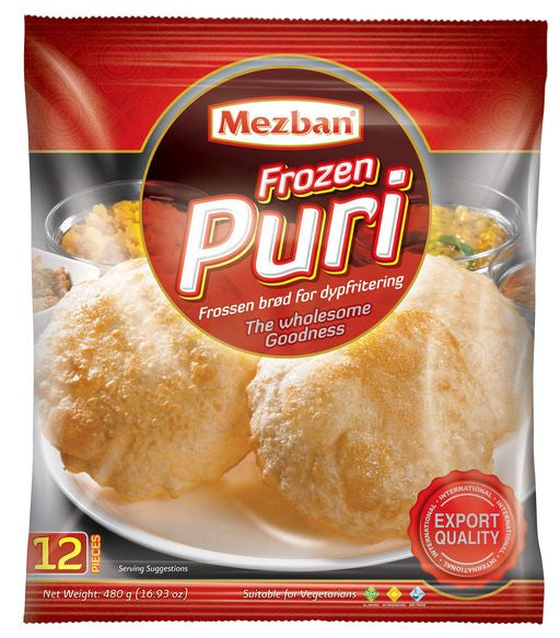 Mezban Frozen Puri 12pc- 480g