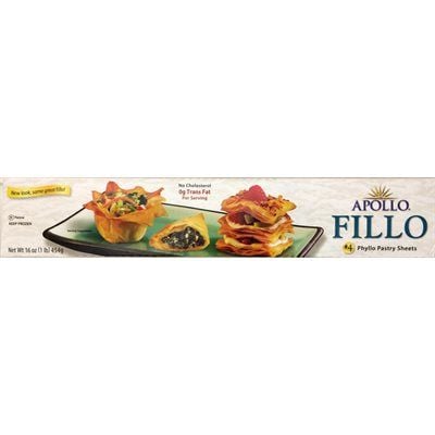 Apollo - #4 Fillo Dough 12x17 Sheets / 16 oz