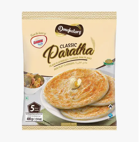 Dawn Doughstory Plain Paratha 5pc -400g