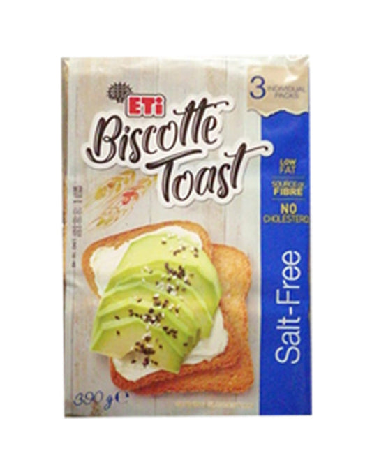 Eti Biscotte Toast Salt-Free 390GR